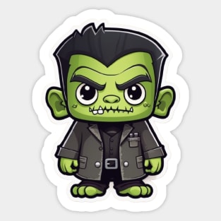 Cute Little Frankenstein Monster Sticker